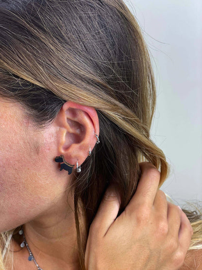 Pendientes: Perro y Hueso