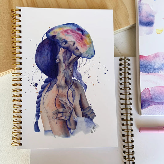 Cuaderno Anillado – Mujer con Medusa