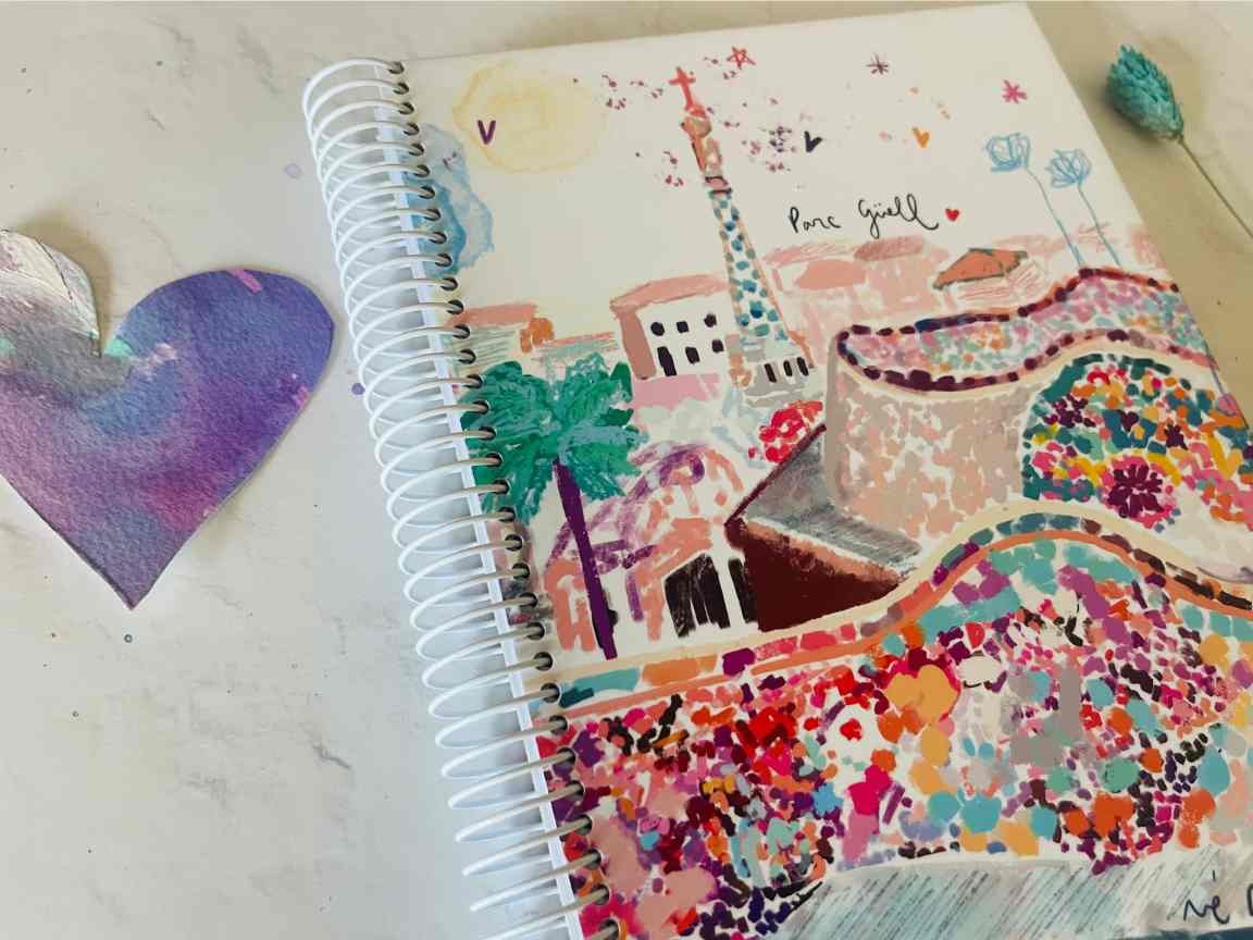 Cuaderno con Líneas – Parc Güell Barcelona