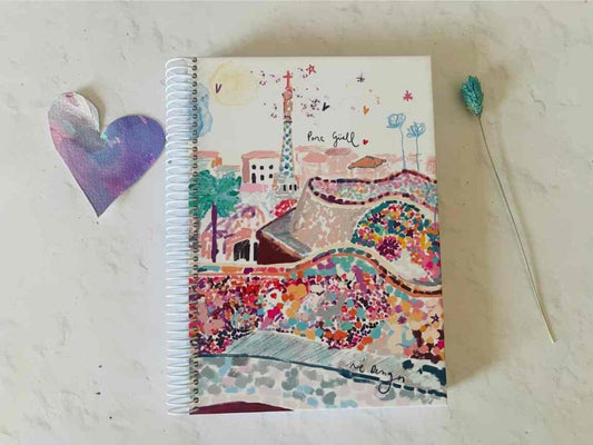 Cuaderno con Hojas en Blanco – Parc Güell Barcelona