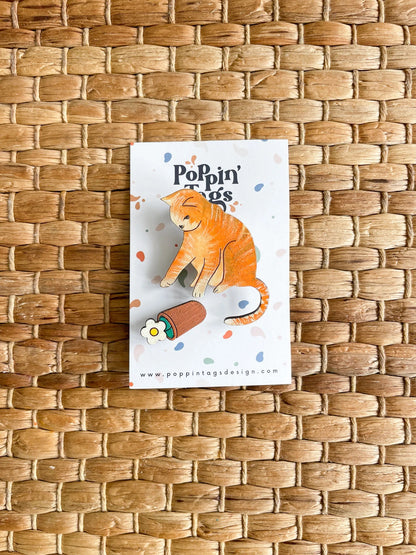 Broches: Gato Travieso