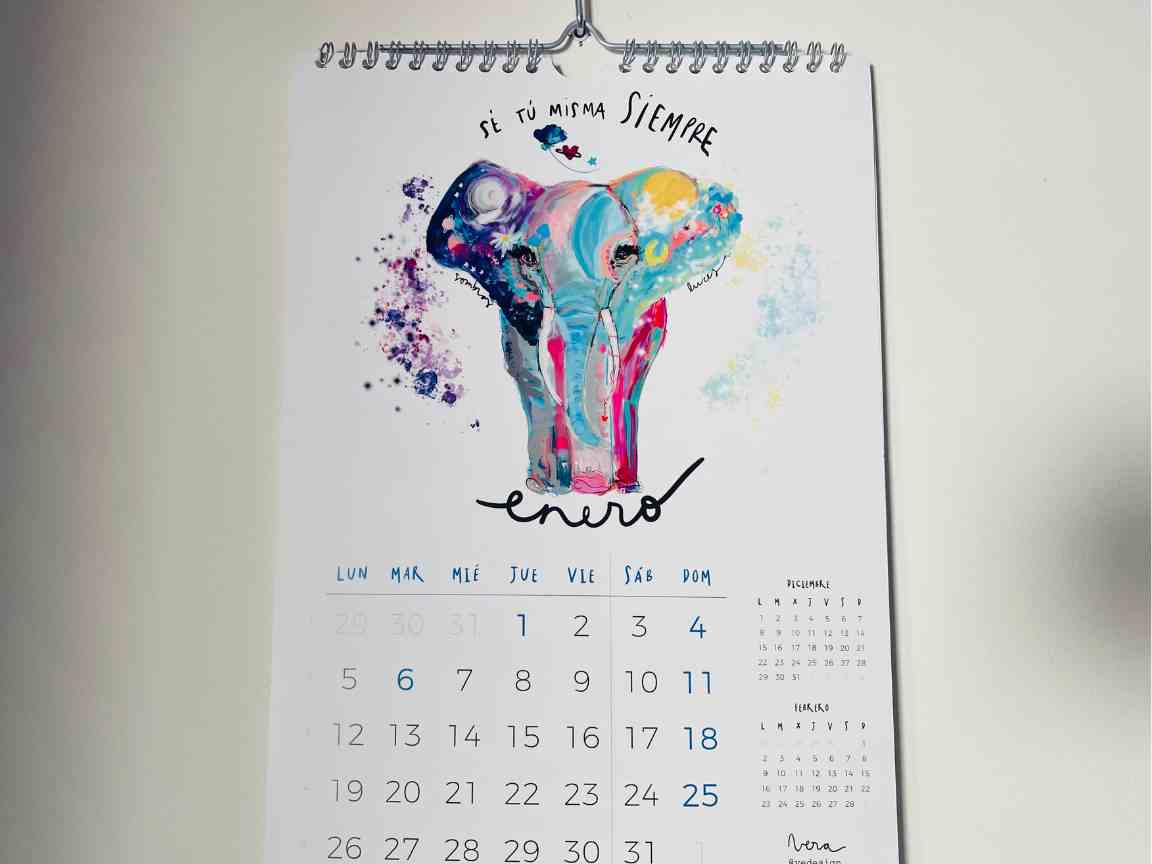 Calendarios de pared de la Vera