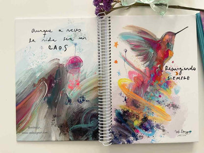 Cuaderno hojas con lineas - Cuaderno Fénix Fenix resurgiendo siempre