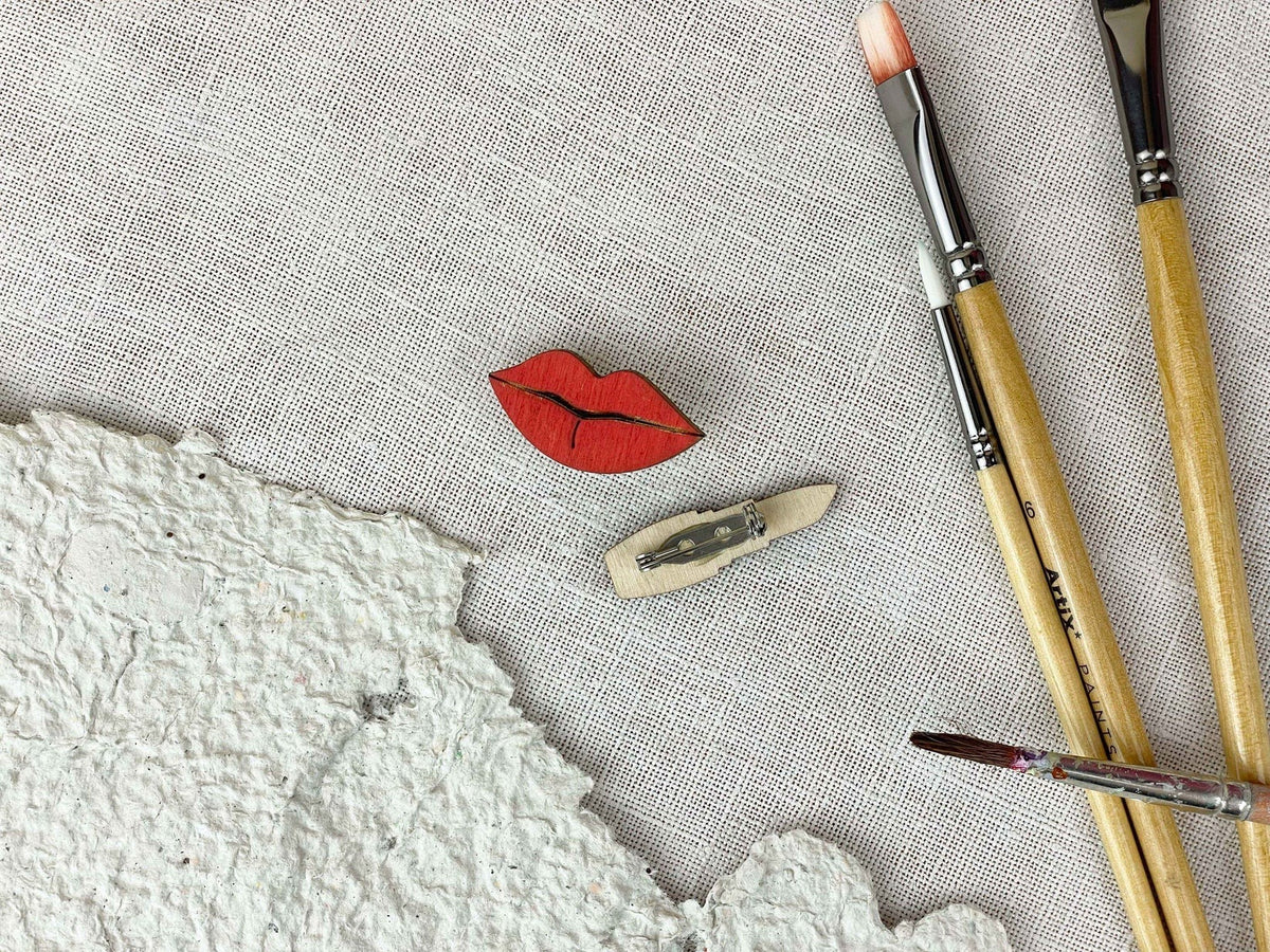 Broches: Pintalabios