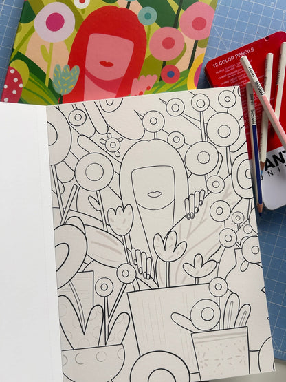 Libro para Colorear: Chic Bloom
