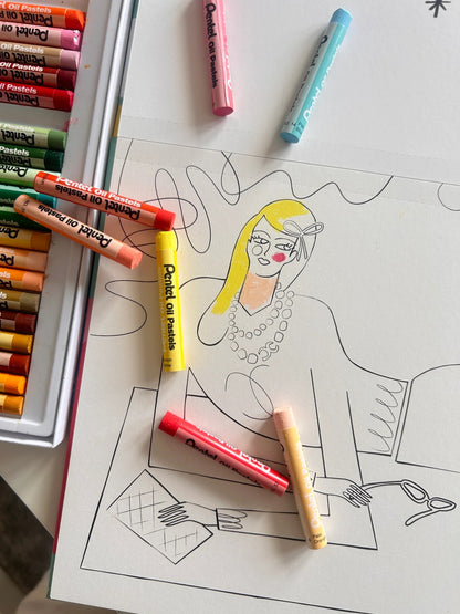 Libro para Colorear: Chic Bloom