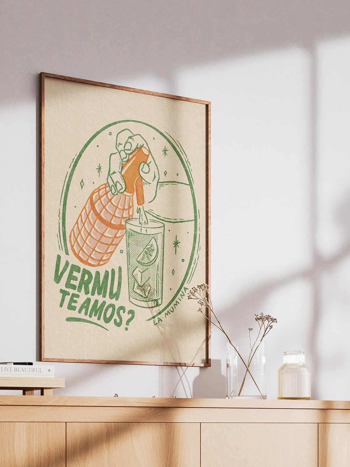 Lámina "Vermuteamos" - Vermut Soda Estilo Retro