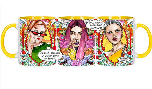 Taza Poco Bebemos – Cerámica Ilustrada | Poc a Poc