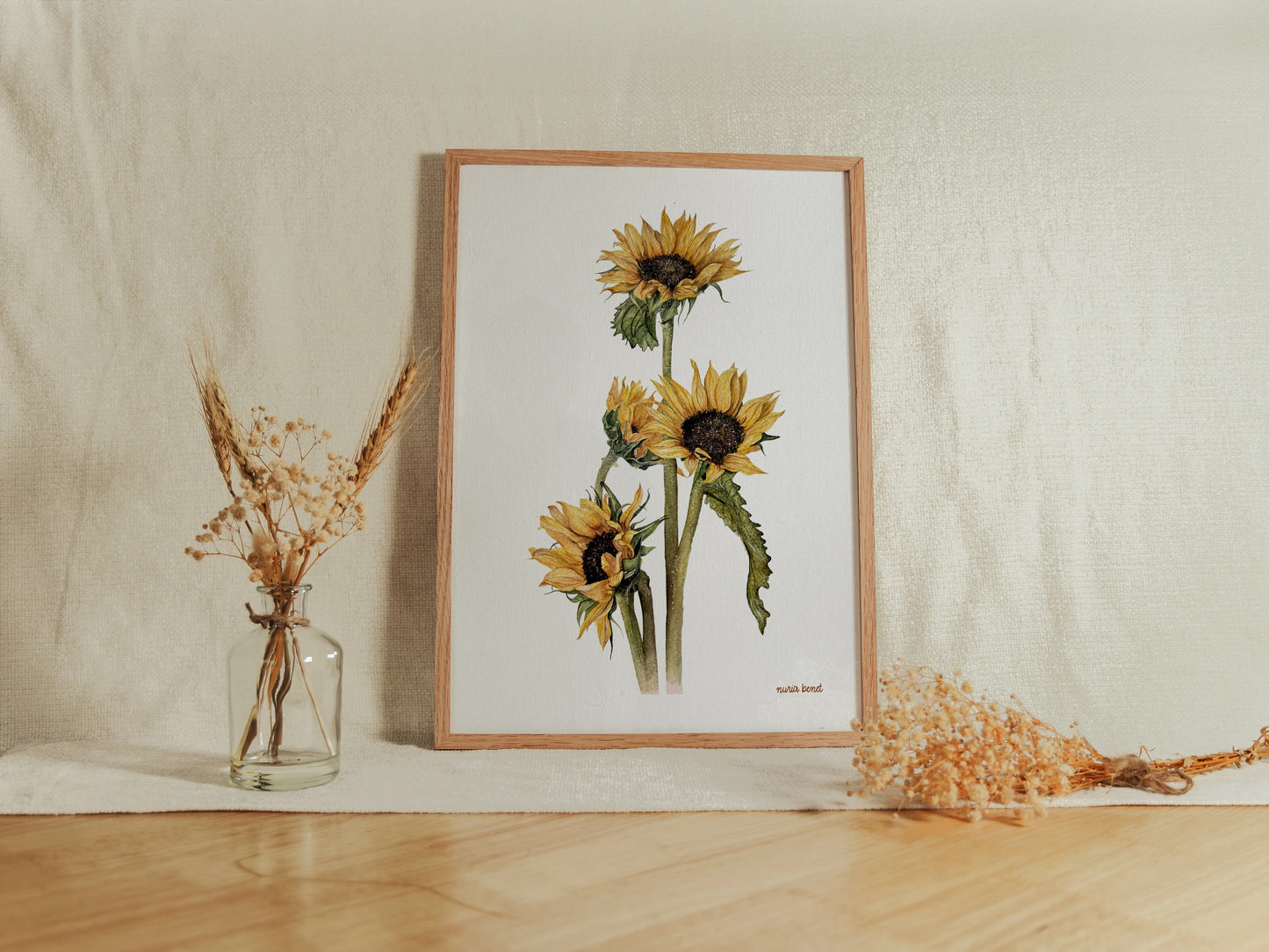 Print Flores Girasoles