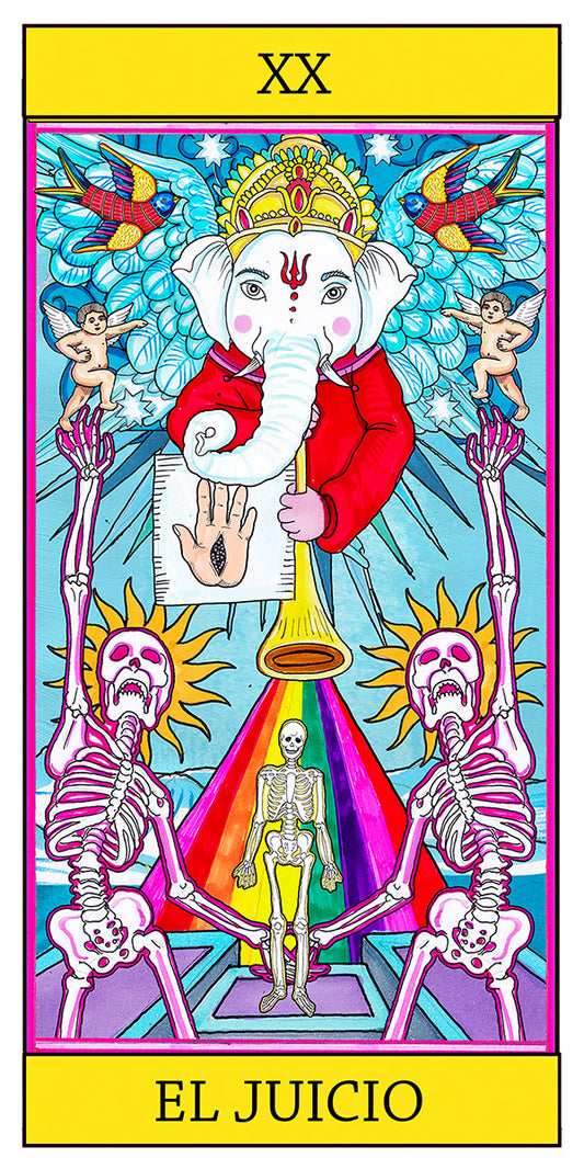 Lámina Tarot Arcano Mayor: El Juicio – El Dios de los Tres