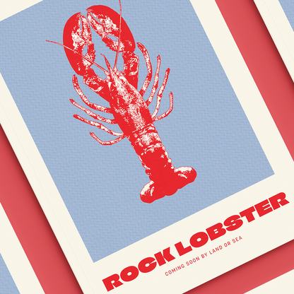 Lámina Rock Lobster tamaño a4
