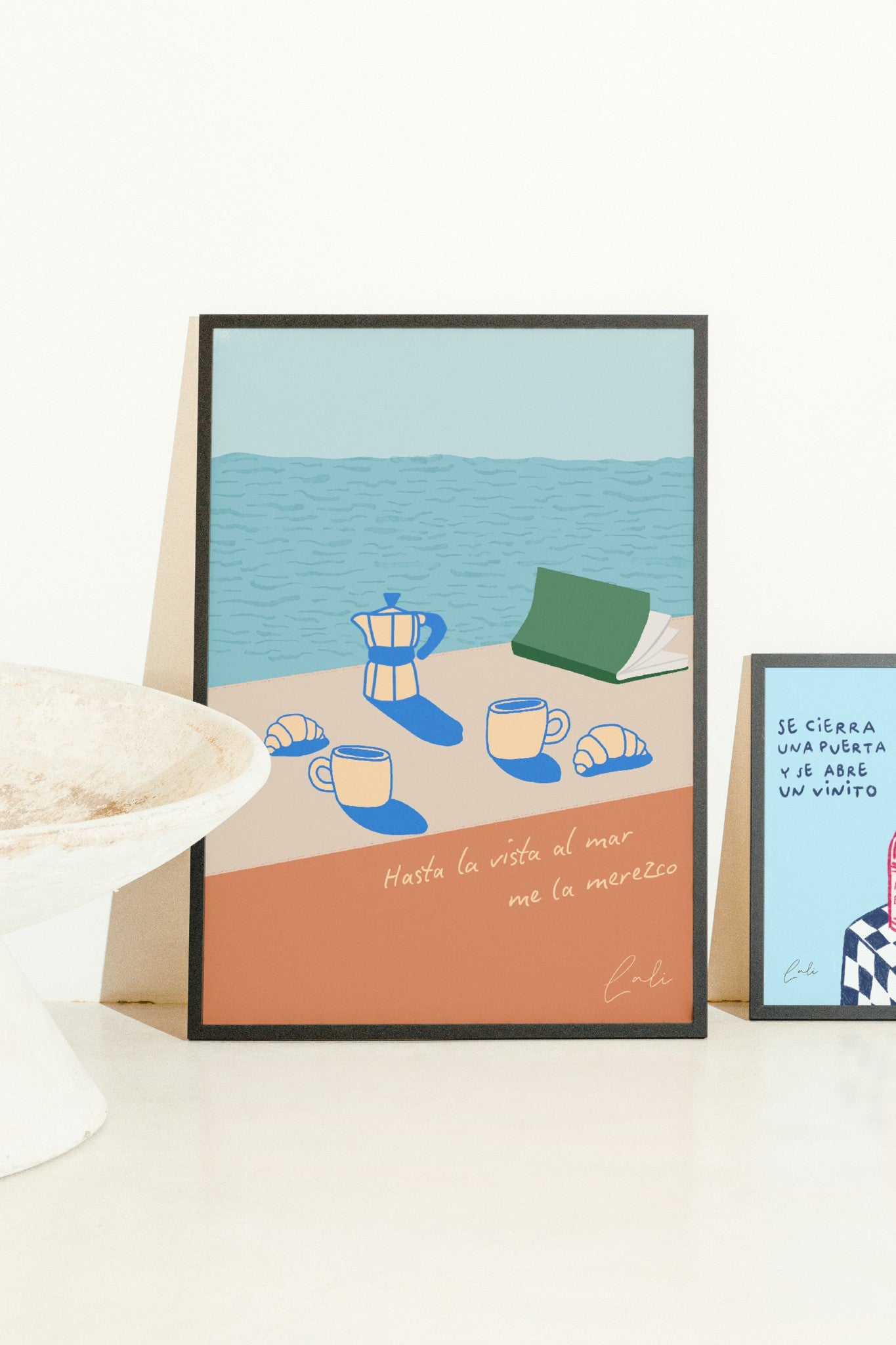Print Hasta la Vista al Mar Me la Merezco · Ilustración Lali