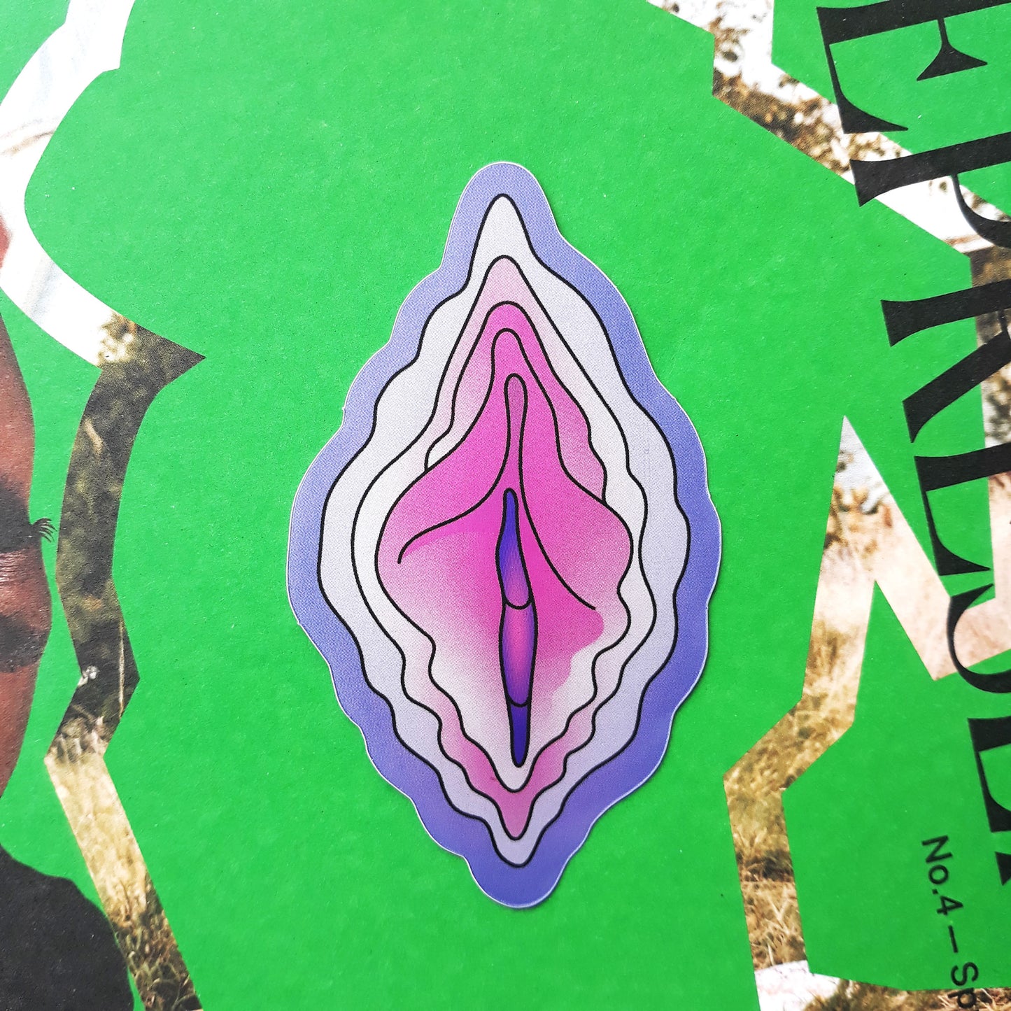 Sticker Vagina - Poc a Poc